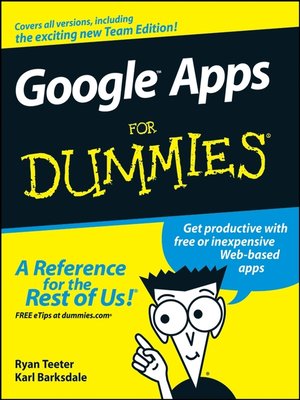 cover image of Google Apps For Dummies